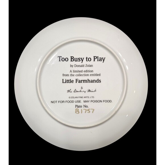 Lot Set Of Three Collection Farming Plates John Deere - Picture 7 of 7